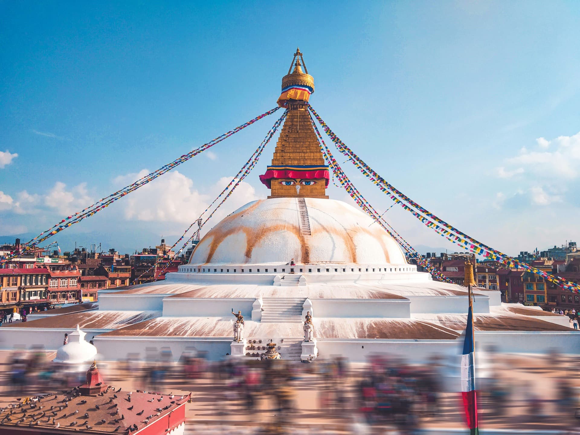 Boudhanath Stupa, Kathmandu — our home for over three decades